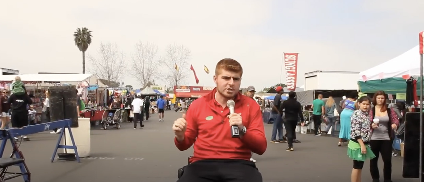anthony at meet with mic sitting